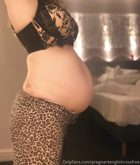 Pregnant English Rose model beautiful photo