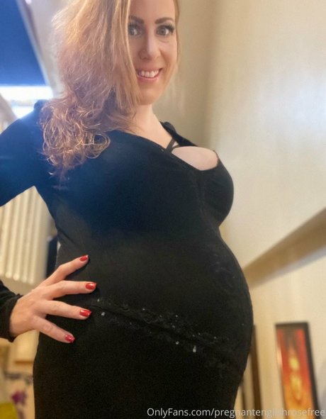 Pregnant English Rose adult actress pic