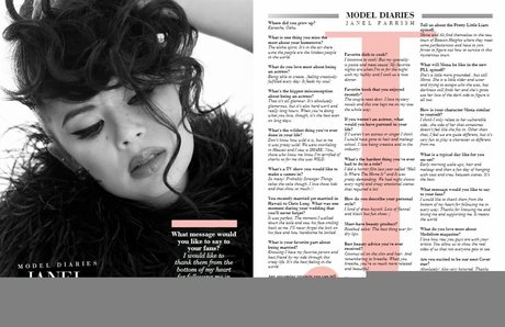 Janel Parrish model exclusive gallery