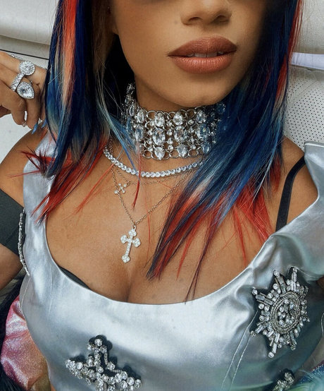 Sasha Banks model hot photo