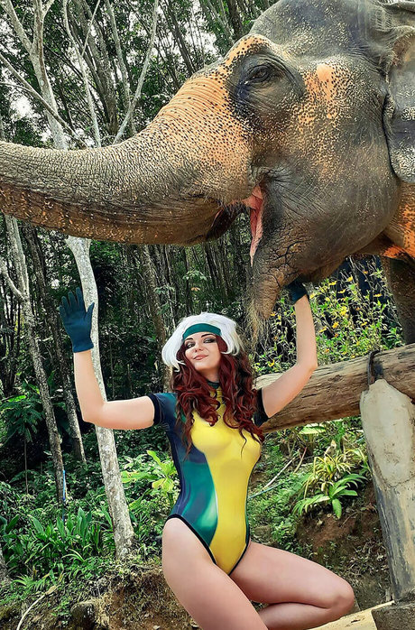 AGflower Cosplay sexy actress images