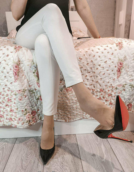 tiny nylon feet model exclusive image