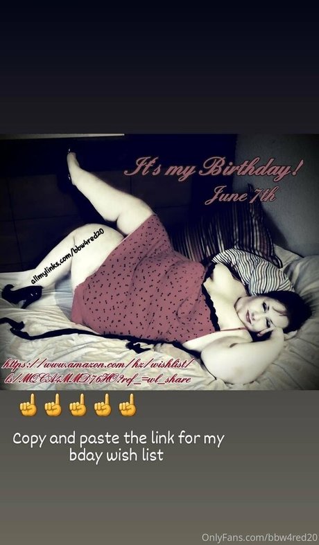 bbw4red20 pornstar erotic photo