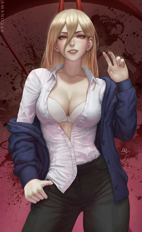 Chainsaw Man pornographic model photos